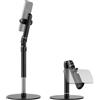 NEEWER BASICS Supporto Telefono da Scrivania, Morsetto Smartphone Regolabile con Base in Metallo, Porta Cellulare da Tavolo Compatibile con iPhone 16 15 Pro Max Samsung per Registrazione Video, ST006