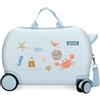 Enso Mr Crab Valigia per bambini blu 45 x 31 x 20 cm Rigida ABS 27,9 L 1,8 kg 2 ruote Bagagli Mano, blu, Valigia per bambini