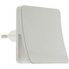 Otio - Lampada LED Automatica Con Sensore Giorno/Notte - Luce Morbida Per Bambini - Design Minimalista - Alimentazione 230V - 0.3W - IP20 - Classe II - Bianca