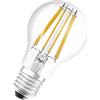 OSRAM LED BASE Classic A100, Lampade A Filamento Chiaro In Vetro E27, Bianco Freddo, Sostituisce Le Tradizionali Lampadine Da 100W, Scatola Da 3