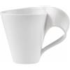 Villeroy & Boch NewWave Tazza di Caffè con Manico, Contemporaneo, per Lavastoviglie e Microonde, Premium Porcellana, Bianco, 300 ml