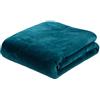 Gözze - Morbida Coperta Premium, Sensazione Cashmere, Microfibra, 130 x 170 cm - Blu petrolio