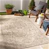Livabliss Linda Tradizionale Vintage Rectangle Tappeto | Vaniglia, Crema e beige | 160x213cm | Patio e Spazio Esterno | Tessuto a Macchina Polipropilene
