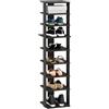 Furinno COMPACT scarpiera, a 9 ripiani organizer per scarpe, scarpiera autoportante verticale salvaspazio, 30.7 x 32.0 x 130.0 cm, per armadio ingresso, ufficio, garage, Espresso
