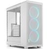 Fractal Design Case PC Midi Tower Bianco con Ventole RGB da 120mm