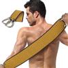 URAQT Scrubber per la Schiena, Migliora la Pelle, Unisex,Giallo Zenzero | Spazzola Posteriore Doccia Massaggio Della Schiena, Scrubber Schiena Doccia Esfoliante Sul Retro
