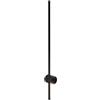 V-TAC VT-11112 lampada da parete moderna 65cm 12W luce notturna 3000K illuminazione a parete bianco caldo per soggiorno camera colore nero sku 6834
