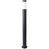 V-TAC VT-838 Portalampada Wall Light da giardino con fissaggio a terra 110cm in acciaio inox colore nero 1xE27 IP44 - sku 8594