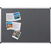Bi-Office Pannello In Feltro Maya Con Cornice In Alluminio, Bacheca Con Superficie Di Feltro Liscia Grigio, 90 x 60 cm