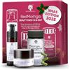 RedMoringa Set Regalo Donna Kit Skincare Viso Completo a base di Moringa BIO | con Crema Viso, Siero Antirughe, Integratore Collagene | Idea Regalo Donna Set Skincare Redmoringa | Unico IN & OUT | Natale 2025