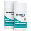 ODABAN ANTIPERPSPIRANT odaban® Deodorante Antitraspirante Stick 2 x 60 g | Contro Sudore e Odori per le Ascelle | Protezione Quotidiana a Lunga Durata | Delicato Profumo Unisex