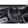 ISTN Coprivolante per Auto in Pelle Microfibra 38 cm per la Maggior Parte delle Auto