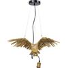 Kare Design lampada a sospensione Animal Owl, oro, animali, gufo, altezza regolabile, stile esotico giungla, sala da pranzo/stanza bambini/banco bar, 60x57x14cm (A/L/P), lampadina non inclusa