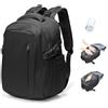 BJLFS Zaino Ryanair 40x30x20 Sottovuoto con pompa Zaino da Viaggio aereo Cabina 40x30x20 Impermeabile Bagaglio a Mano Wizzair Sottovuoto Borse da Cabina per Easyjet 45x36x20 Zaino Airback Donna