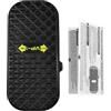 Aumotop Pedale per Chitarra Volume Expression Silent Buffer Telaio in Metallo per Chitarra Basso Musicista ABS Nero 1 Pz