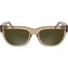 CALVIN KLEIN Jeans Women's Sunglasses CKJ25600S - Brown To Violet with Solid Brown Lens