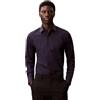 Calvin Klein Camicia da Uomo Slim ESNTL Poplin NOS STR SLD, Blu (Night Sky), L