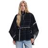 Desigual PONCHO_CUADROS ALDAMA, 2000 BLACK, U
