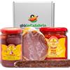 sapori mediterranei Pizza Kit Calabrese Box Regalo: Salamino, Filetto Casareccio, Cipolla Rossa di Tropea, Nduja di Spilinga - Specialità Gastronomiche per Aperitivi, Pizza e Panini - Sapori Mediterranei