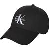 Calvin Klein Monologo Embroidery Baseball Hat Lv04K5026G Coperchio, Black (Black), Taglia Unica Donna