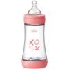 CHICCO (ARTSANA SPA) CHICCO BIBERON P5 240ML MED SILICONE GIRL