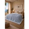 B O S A L O N I Plaid XL BOSALONI HOME 150x200 cm Morbida e Calda, ideale per Letto e Divano, Multiuso per Casa e Viaggio, Comfort Multi-Stagione - Nuvola