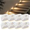 Artrastar Luce notturna a LED con sensore di movimento, 8 pezzi, illuminazione interna per scale, per bambini, luce di movimento, sensore on/off, luce per corridoio, bagno, camera da letto, luce di