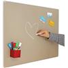 KalaMitica - Lavagna Magnetica da Parete - Scrivibile con Gessetti e Cancellabile - Beige - 74x57 cm