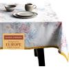 Maison d' Hermine Maison d'Hermine Tovaglia rettangolare, 100% cotone, 220 cm x 160 cm, riutilizzabile, per uso quotidiano, per cene, feste in casa, Primavera Estate (Paradise Island)