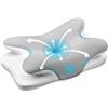 Ehomfory Cuscino Cervicale per Dormire, 2 in 1 Cuscini Laterali in Schiuma di Memoria per il Sonno Cuscino Ergonomico di Supporto al Collo per Migliorare la Qualità del Sonno