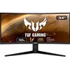 ASUS TUF Gaming VG34VQL1B Monitor Gaming Curvo da 34 WQHD (3440x1440), 165Hz (Oltre 144Hz), 1ms (MPRT), Extreme Low Motion Blur, Compatibile con FreeSync Premium, DisplayHDR 400, Nero