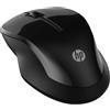 HP 250 Mouse Empire Wireless, Connessione USB-A e Bluetooth 5.0, Tecnologia LED Blu, Risoluzione fino a 1600 DPI, Profilo Sagomato ed Ergonomico, Compatibile con Windows 10, 11 e Chrome OS, Nero