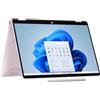 HP OmniBook 5 Flip 14-fp0003sl, Notebook, (Processore Intel Core 3 100U, 8GB RAM, 512GB SSD, Windows 11), Lavoro d'ufficio avanzato, Multitasking, Convertibile, Tastiera Italiana QWERTY, Rosa