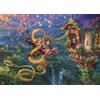 Schmidt 58034 Thomas Kinkade, Disney, Rapunzel Tangled Up in Love, Puzzle da 1000 pezzi