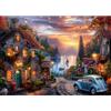 Yunlus Puzzle per adulti 1000 pezzi Autunno Lakeside Town Mountain Puzzle Impossibile Difficile Difficile Impegnativo Puzzle Tramonto Paesaggio Naturale Puzzle 1000 Pezzi 71,1 x 50,8 cm