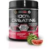 Healthy Fusion 100% Creatina Monoidrato, Alta dose | 10g di Creatina per porzione | Favorisce la crescita muscolare e migliora la resistenza fisica | Alta solubilità | 300g gusto anguria
