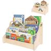 MAMOI® Libreria per bambini - scaffale per bambini, organizer libri per cameretta, scaffale porta libri, autoportante, scaffale per riporre libri, cassetta porta libri