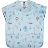 Vicloon Bavaglino con Maniche Corte, Bavaglino Anti-Mess a Manica Corte con Tasca, Impermeabile, Bavaglini Pappa Svezzamento, Grembiule Pappa, Unisex per Bambini (Zoo)