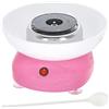 Cepewa Macchina per zucchero filato | rosa bianco 27 x 16 cm plastica | Cotton Candy annuale | Utensile da cucina per zucchero