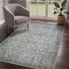 GENIMO Tappeto Antiscivolo Lavabile, 120x170 cm, Colore Blu Retro | Boho Vintage, Antiscivolo e Lavabile in Lavatrice, Elegante per Camera da Letto, Studio, Ingresso, Sala da Pranzo
