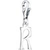 Nenalina charm lettera R in argento per donna 713247-000
