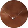 TINGN Collana a forma di cuore in argento dorato con lettere per donne e ragazze - 14 carati placcato oro con lettere A-Z a forma di cuore, catena a forma di cuore, regalo di Natale per donne e