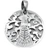 De Bussy Medaglietta Vergine di Loreto in argento Sterling