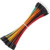 Bestlus Breadboard Jumper Wires 20AWG, Female to Male Jumper Cables Wires Premium 15CM M-F, Bestlus Exclusives, 10 Colors, Pack of 120, Square Head 0.1'' for Arduino Raspberry Pi (15CM, Male-Female)
