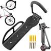 Terryshop74 Supporto a muro per biciclette monopattino, gancio tenuta con protezione per ruota organizzatore spazio garage cantinelle box