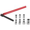 Abiyou Utensile per L'installazione dei Rubinetti, 8 Pezzi Chiave Rubinetto Lavello, 8-17MM Chiave per Rubinetto Sottolavello, Chiave per Dadi Rubinetti, Wrench Sink Faucet, per Lavabo, Bagno, Cucina