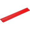 QUARKZMAN 10 Pezzi Bacchette Di Saldatura Plastica Rossa 9.5mm x 250mm HDPE Nastro Piatto Di Saldatura Plastica Per Riparazione Serbatoi D'Acqua Pedane Carrelli Bidoni Della (0.4 x 10inch)