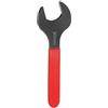 QUARKZMAN Chiavi Inglesi 30mm Metrica, Chiave Aperta Singola Angolo di Sfalsamento 15 Gradi, Piccola Chiave Inglese a Forchetta a Forma di U Gambo Rosso per Riparazione Auto, Mobili