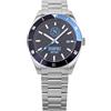LOWELL Orologio SSC NAPOLI SUB Acciaio Blu 40mm OFFICIAL braccialato