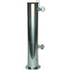 KOEM Supporto Tubolare in Ferro zincato Ø 55 mm Tubo di Ricambio per Base ombrellone in graniglia Cemento